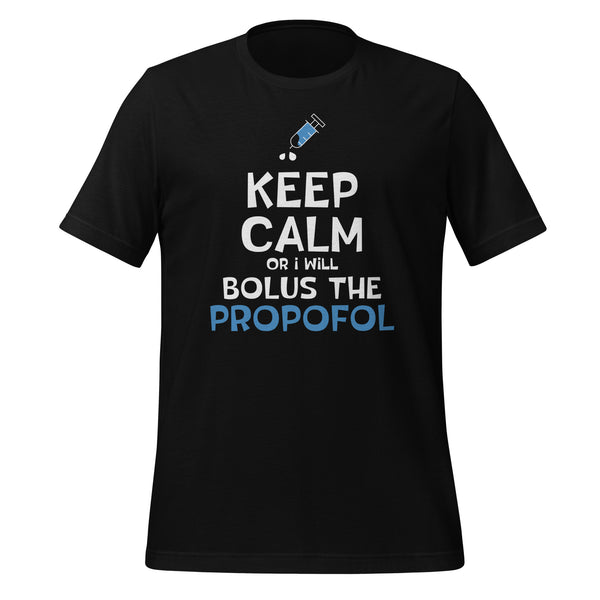 Bolus the propofol Unisex T-shirt-I love Veterinary
