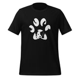 Dog Pawprint Unisex T-shirt-I love Veterinary