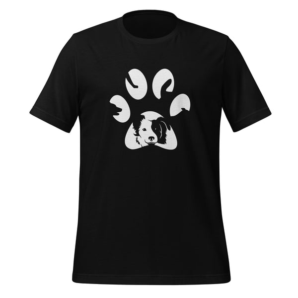 Dog Pawprint Unisex T-shirt-I love Veterinary