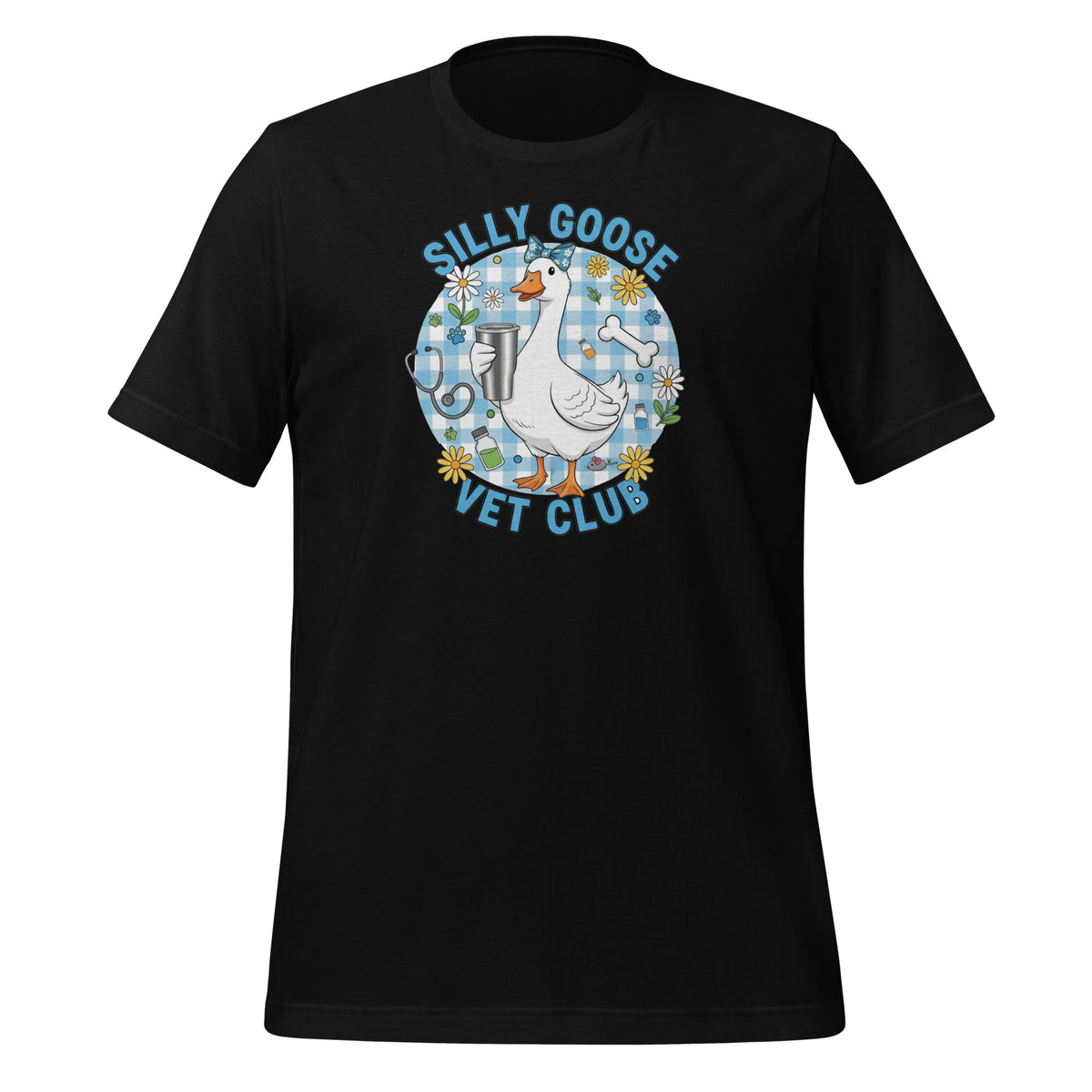 Silly Goose Vet Club Unisex T-shirt-I love Veterinary
