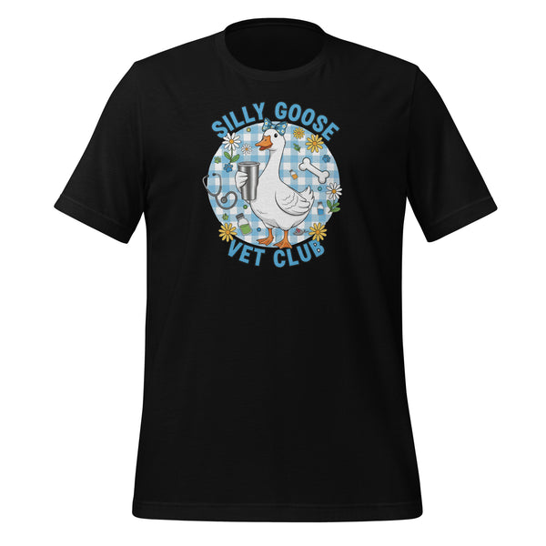 Silly Goose Vet Club Unisex T-shirt-I love Veterinary