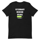 Veterinary medicine degree loading Unisex T-shirt-I love Veterinary