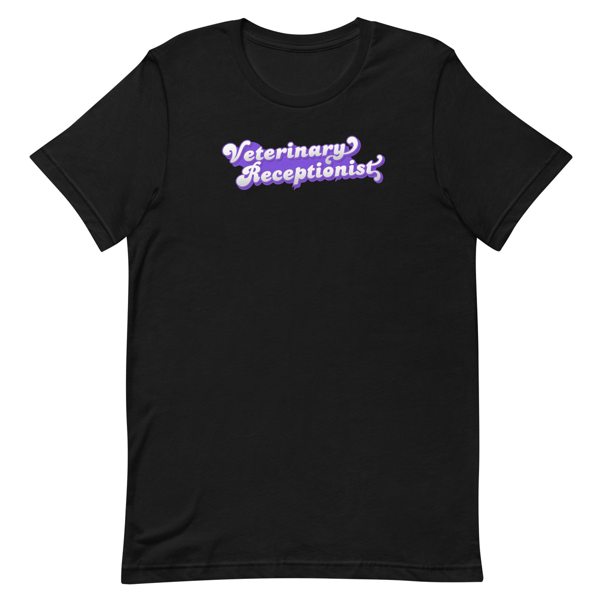 Veterinary Receptionist Unisex T-shirt-I love Veterinary