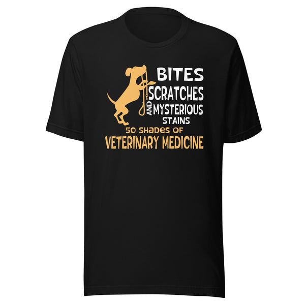 50 Shades of Veterinary Medicine Unisex t-shirt