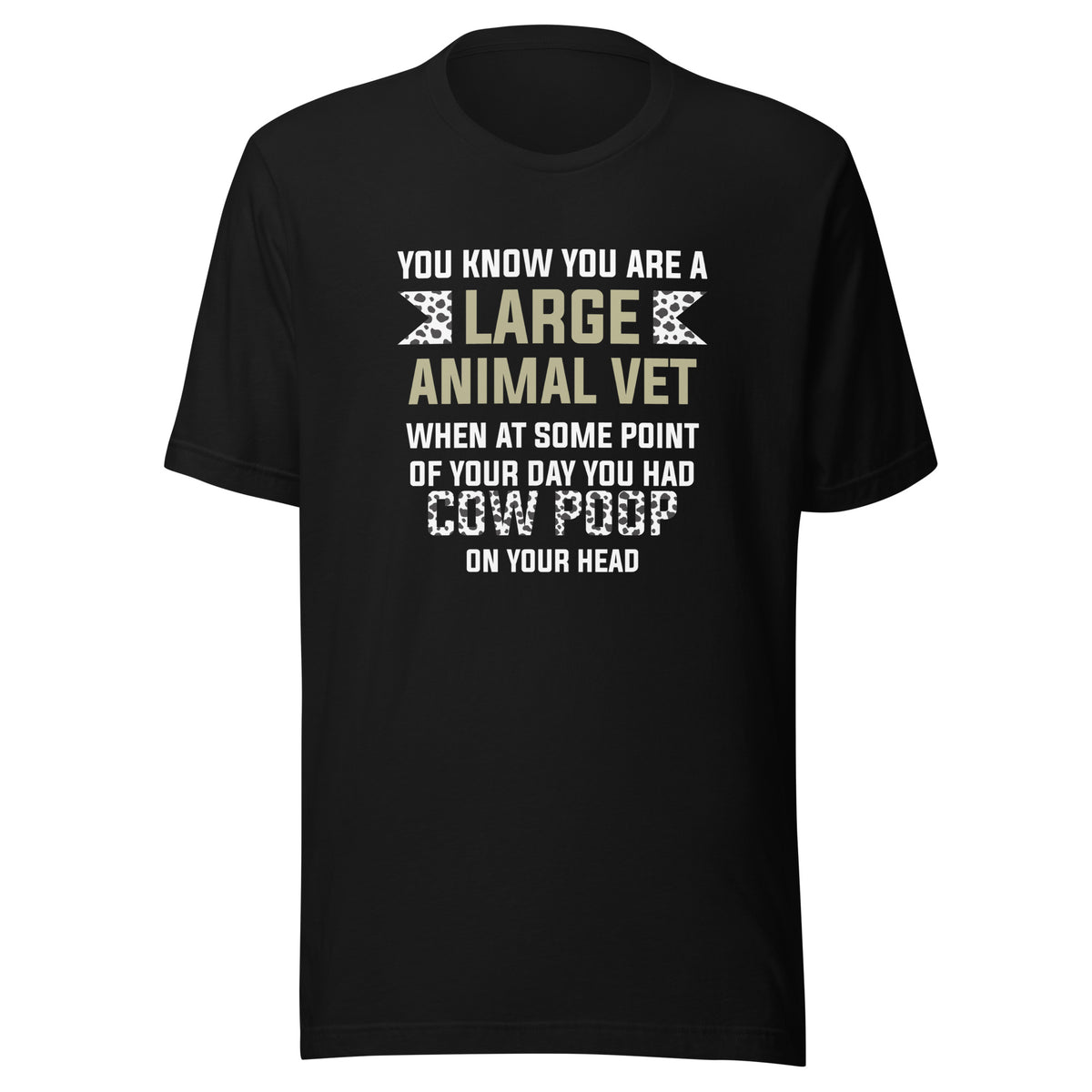 Cow poop on your head Unisex T-shirt