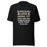 Cow poop on your head Unisex T-shirt