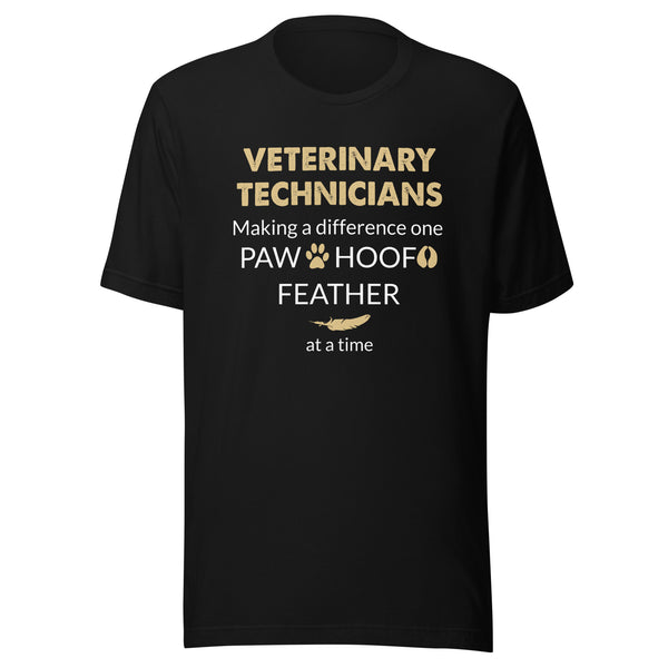 Vet Tech - Making a Difference  Unisex T-shirt