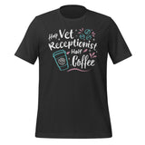 Half vet receptionist, half coffee Unisex T-shirt-Unisex T-Shirt | Bella + Canvas 3001-I love Veterinary