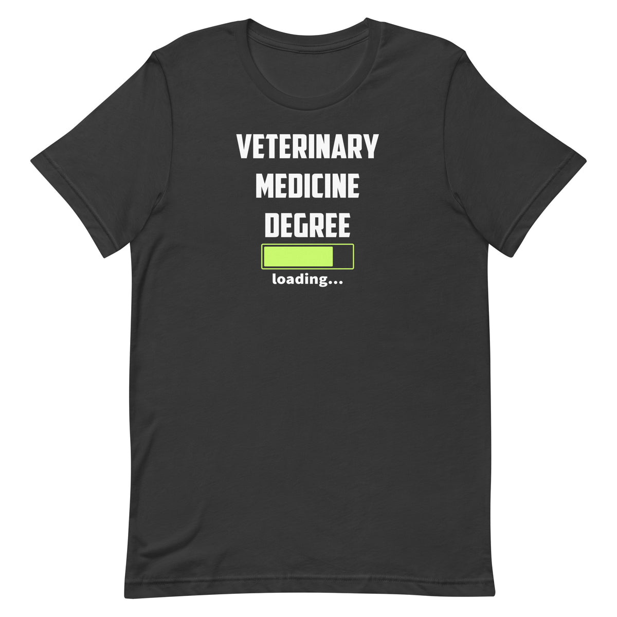 Veterinary medicine degree loading Unisex T-shirt-I love Veterinary
