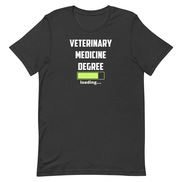 Veterinary medicine degree loading Unisex T-shirt-I love Veterinary