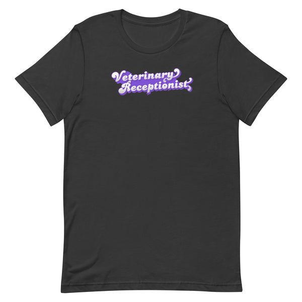 Veterinary Receptionist Unisex T-shirt-I love Veterinary
