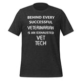 Exhausted Vet Tech Unisex T-shirt-I love Veterinary