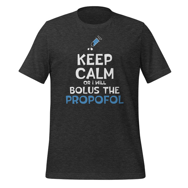 Bolus the propofol Unisex T-shirt-I love Veterinary