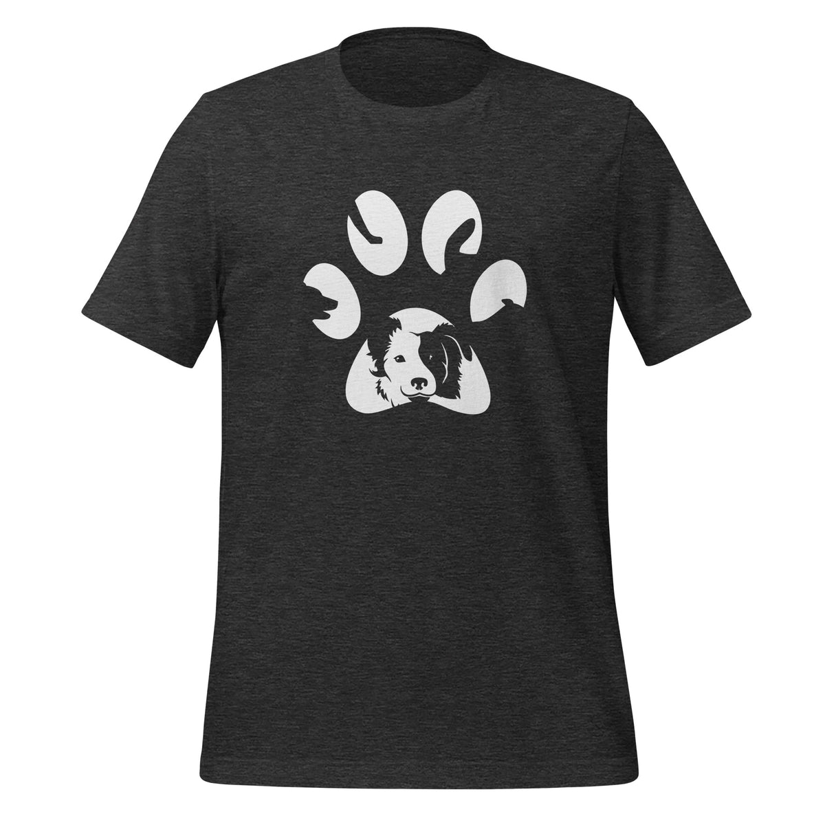 Dog Pawprint Unisex T-shirt-I love Veterinary