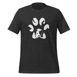 Dog Pawprint Unisex T-shirt-I love Veterinary