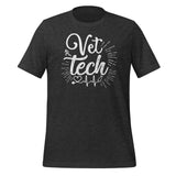 Vet Tech Stethoscope Pulse Unisex T-shirt-I love Veterinary