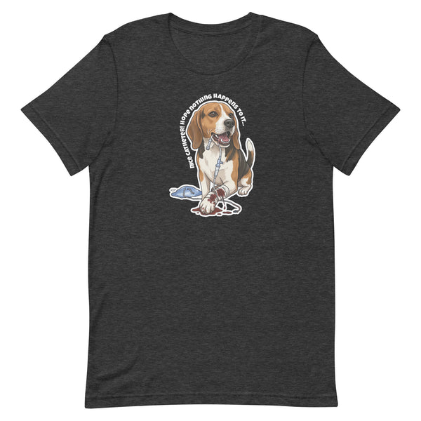 Nice catheter! Unisex T-shirt-I love Veterinary