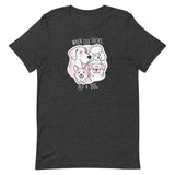 When life sucks pet a dog Unisex T-shirt-I love Veterinary
