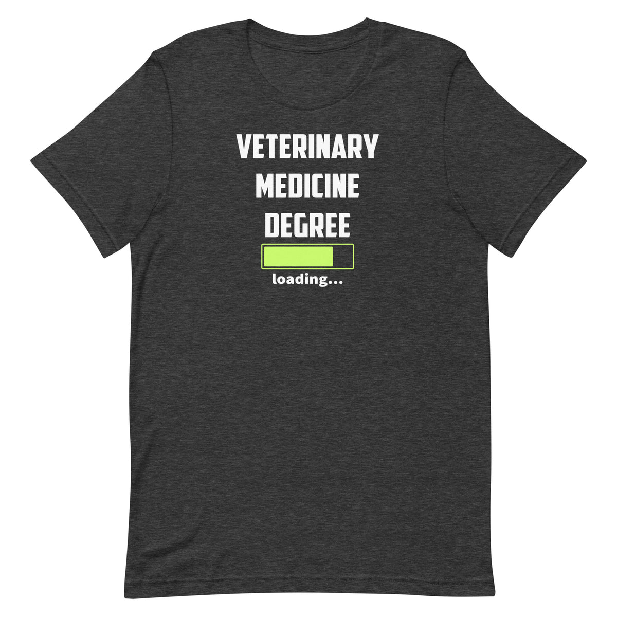 Veterinary medicine degree loading Unisex T-shirt-I love Veterinary