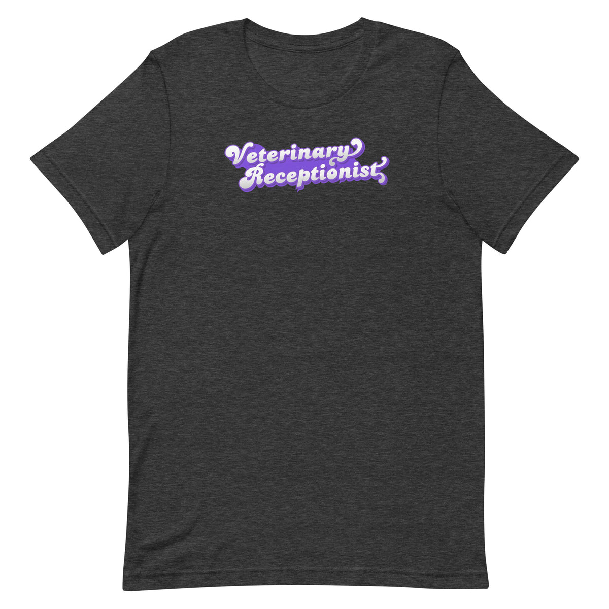 Veterinary Receptionist Unisex T-shirt-I love Veterinary