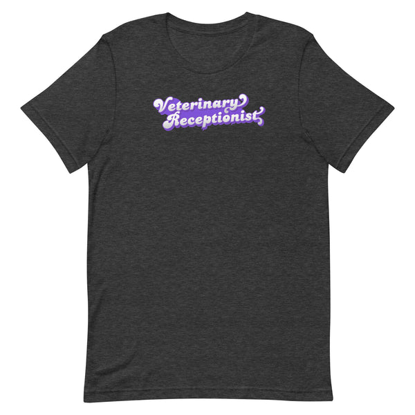 Veterinary Receptionist Unisex T-shirt-I love Veterinary