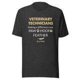 Vet Tech - Making a Difference  Unisex T-shirt