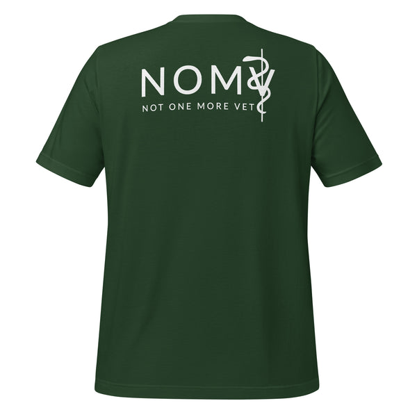 NOMV I remembered your dog's name Unisex T-Shirt-I love Veterinary