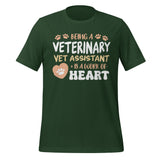 Vet Assistant, Work Of Heart Unisex T-shirt-I love Veterinary