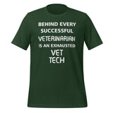 Exhausted Vet Tech Unisex T-shirt-I love Veterinary