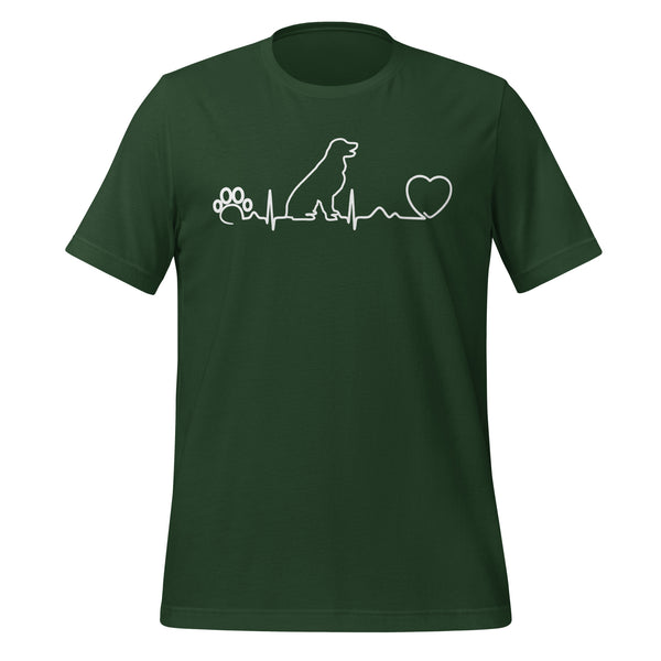 Dog Heartbeat Unisex T-shirt-I love Veterinary
