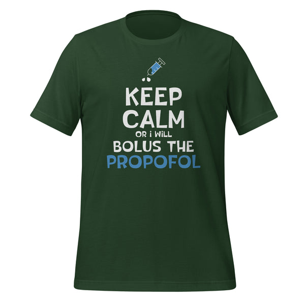 Bolus the propofol Unisex T-shirt-I love Veterinary
