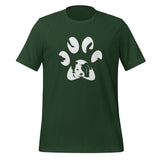 Dog Pawprint Unisex T-shirt-I love Veterinary