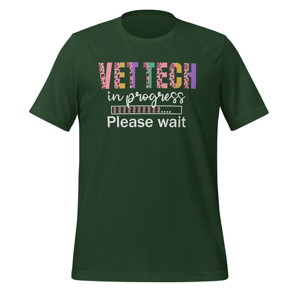 Vet Tech in Progress... Unisex T-shirt-I love Veterinary