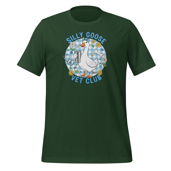 Silly Goose Vet Club Unisex T-shirt-I love Veterinary