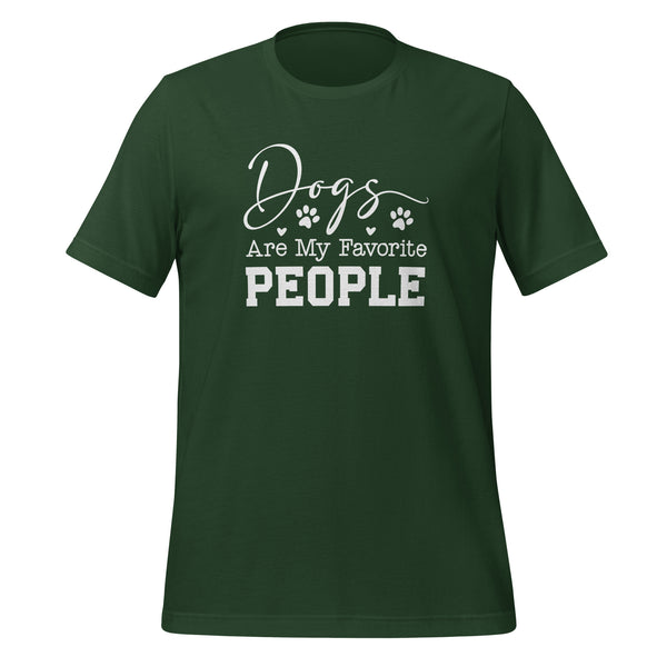 Dogs Are My Favorite People Unisex T-shirt-I love Veterinary