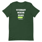Veterinary medicine degree loading Unisex T-shirt-I love Veterinary