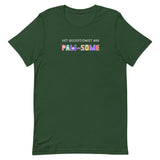 Vet receptionist are paw-some Unisex T-shirt-I love Veterinary