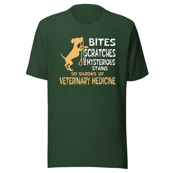 50 Shades of Veterinary Medicine Unisex t-shirt