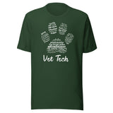 Vet Tech PawPrint Unisex t-shirt