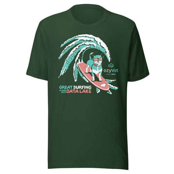 ezyVet Surf Dog Unisex T-shirt
