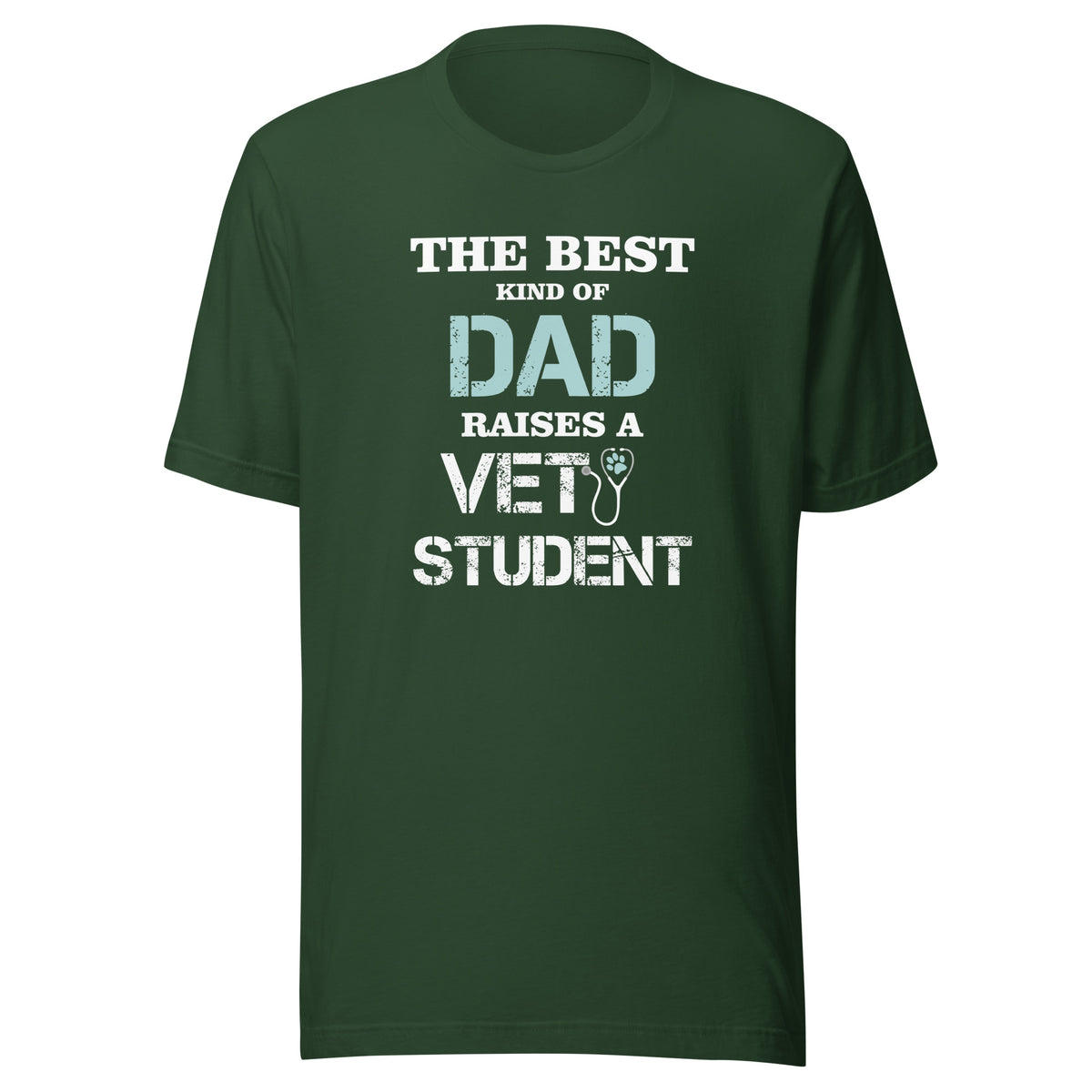 The best kind of Dad raises a Vet Student Unisex T-shirt
