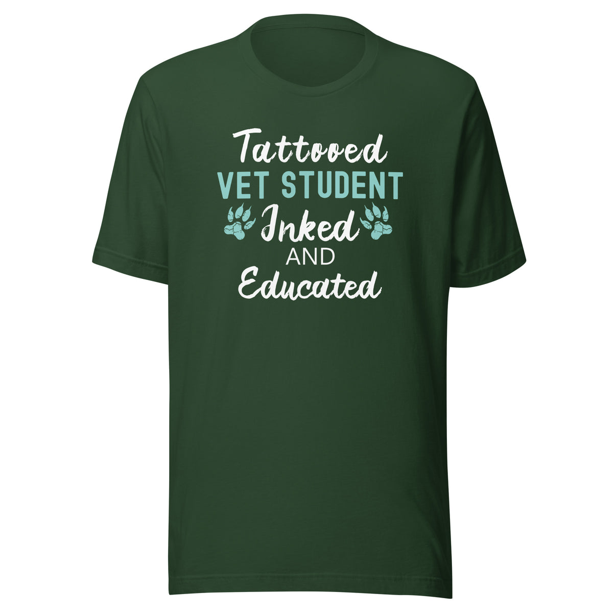 Vet Student - Inked and Educated Unisex T-shirt
