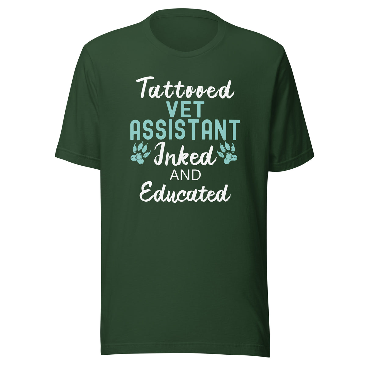 Vet Assistant - Inked and Educated Unisex T-shirt