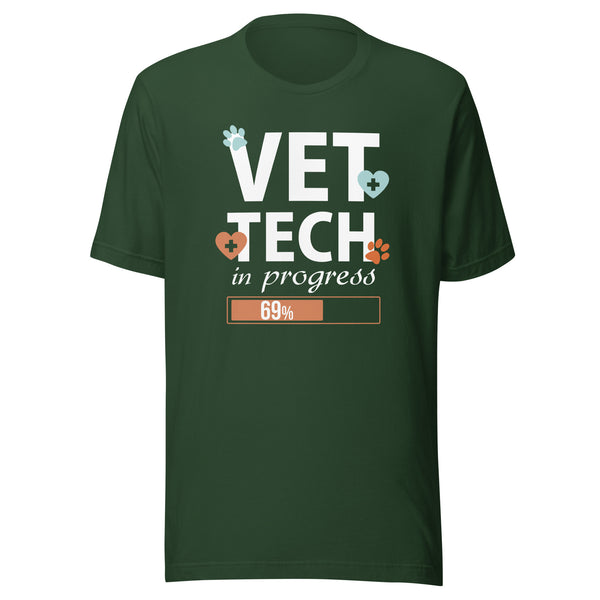 Vet Tech - In Progress Unisex t-shirt