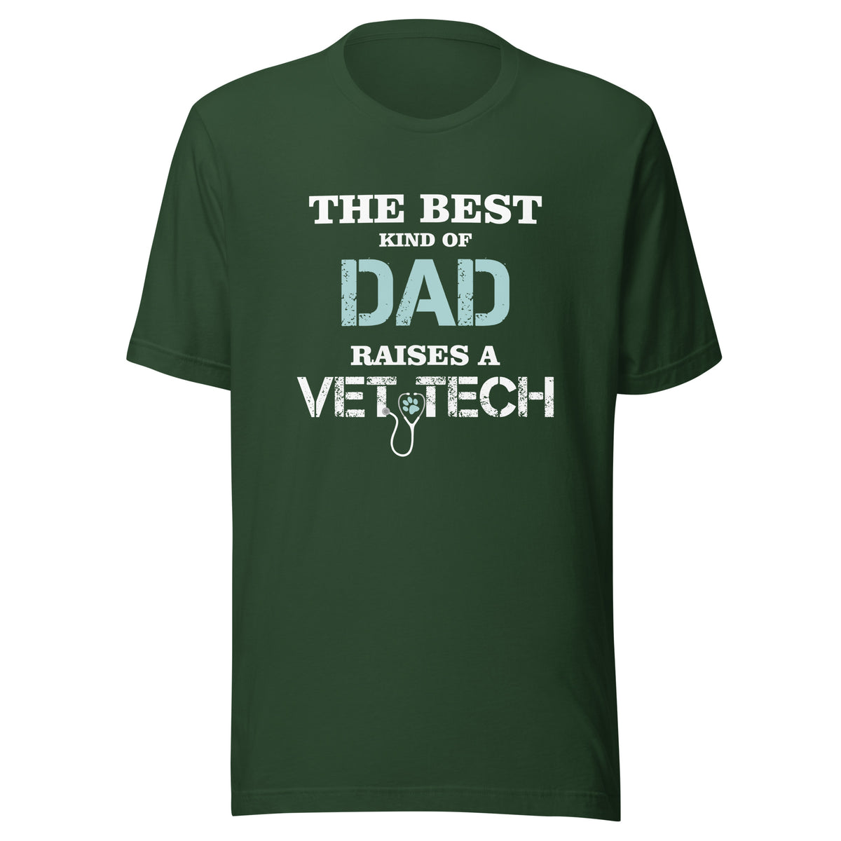 The best kind of Dad raises a Vet Tech Unisex T-shirt