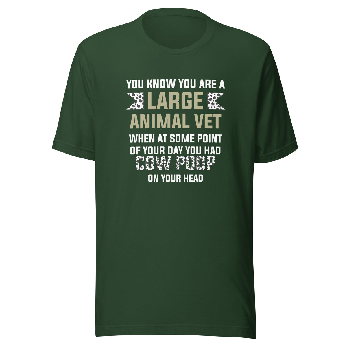 Cow poop on your head Unisex T-shirt