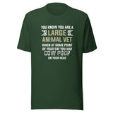 Cow poop on your head Unisex T-shirt