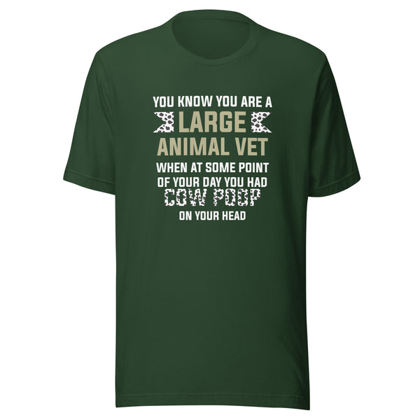 Cow poop on your head Unisex T-shirt
