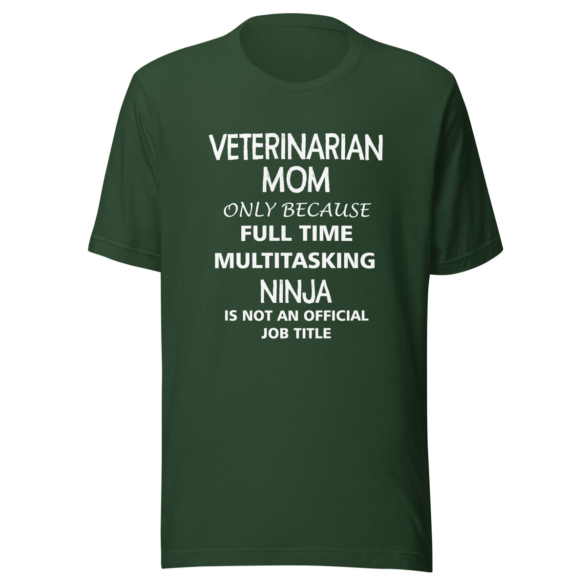 Veterinarian Mom Ninja Unisex T-shirt