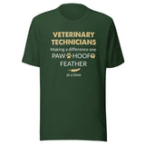 Vet Tech - Making a Difference  Unisex T-shirt